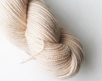 Naturally dyed Blue Faced Leicester and nylon sock weight yarn
