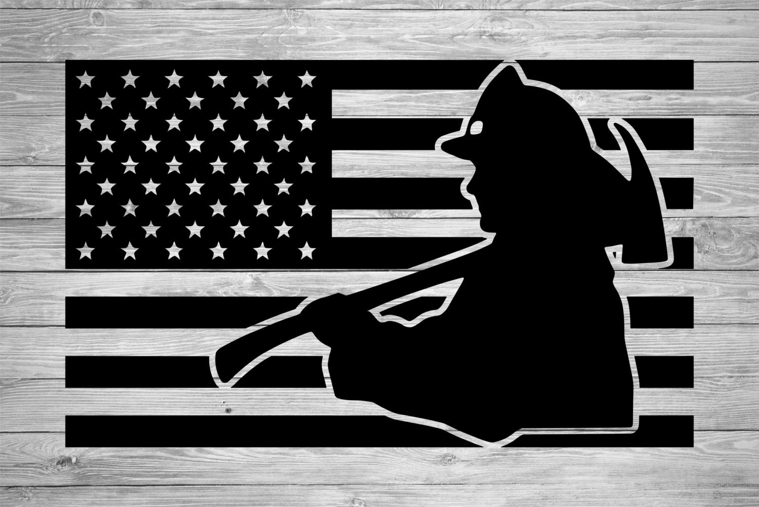 Download FireFighter American Flag Svg Png. Jpg. Fire Fighter firemen