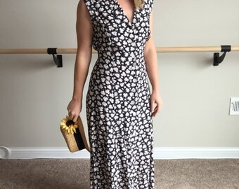 90's Sleeveless Floral Dress