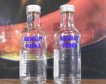 Absolut Vodka Salt and Pepper Shakers