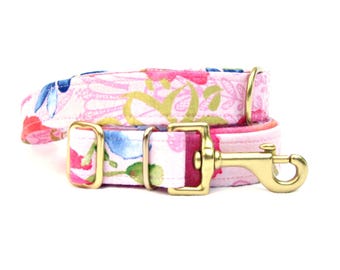 gilded lily adjustable 4'-6' DOG Leash~ 1" wide