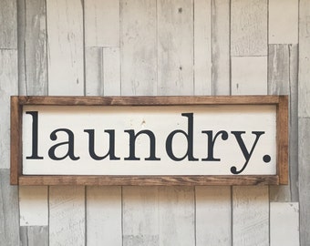 Laundry Sign, Farmhouse Sign, Farmhouse Decor