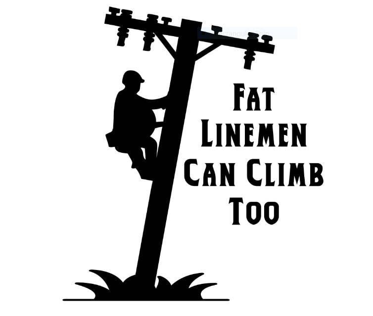 Download Lineman Decal Fat Lineman Decal Lineman Climbing Decal