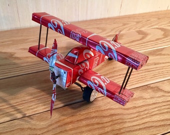 Coca-Cola Tin Airplane