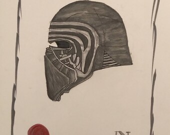 Drawing, black and white, Graphite pencil, copic markers