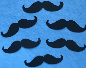 Mustache cutouts | Etsy