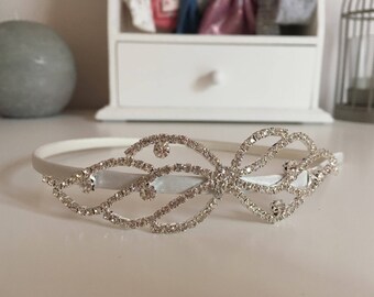 Headband Crystal baroque pattern