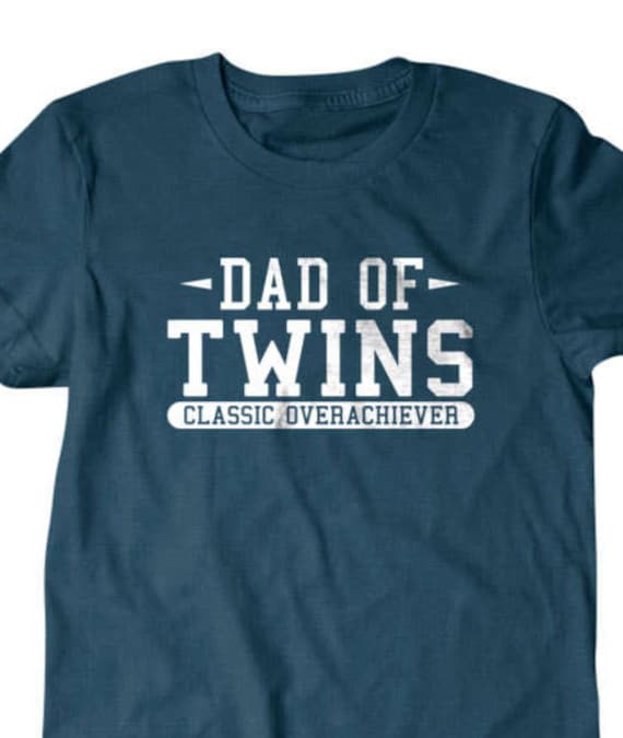 Twins T-shirt Dad of twins Funny T shirt surprise pregnancy