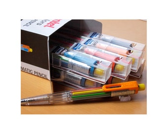 12pcs Pentel Multi 8 PH158ST1 / PH158 8-Color Automatic Mechanical Pencils