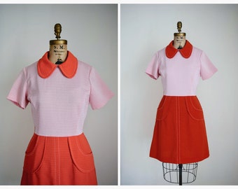 1960s Scooter Dress | Vintage 60s Mod Dress