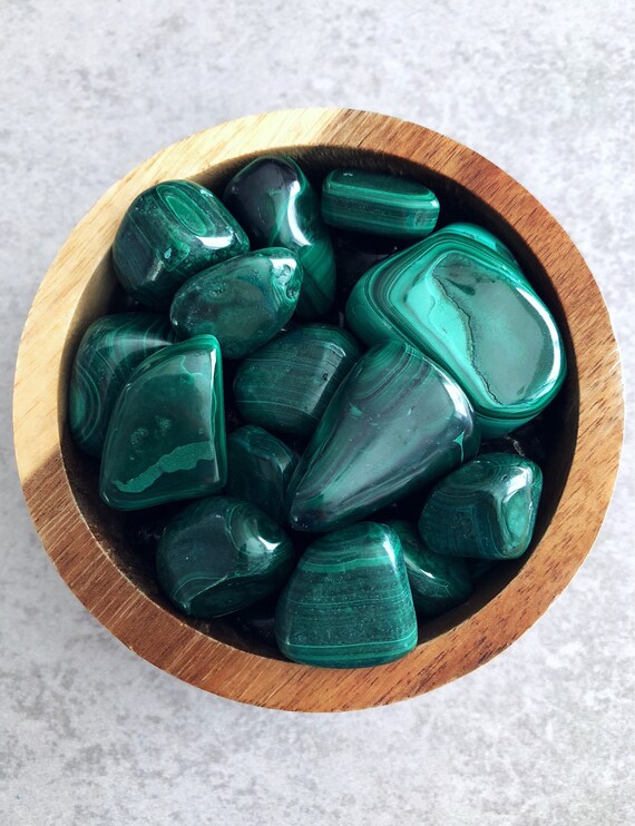 Healing Stones Malachite Crystals Genuine Gemstones