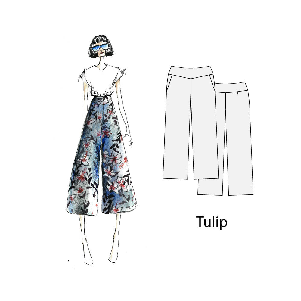 Tulip pant sizes 816 sewing patterns pattern for sewing