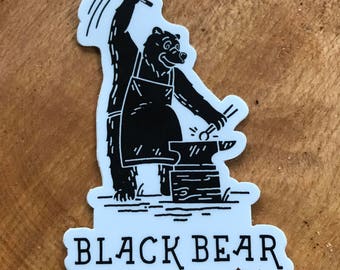 Black Bear Forge sticker