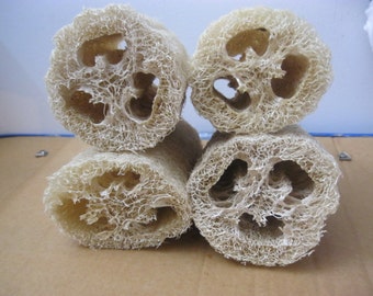 4pcs -Natural 8''inch Loofah Luffa Loofa Bath Shower Sponge (BRAND NEW)