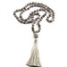 Fashion Bohemian Tribal Jewelry Natural Stones Beads Knotted Tassel Necklaces For Women Necklace 26.5''