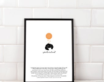 Recipe Art - Orange Rolls