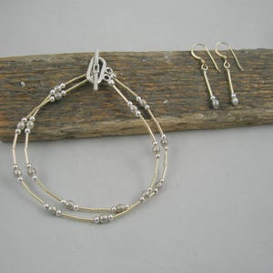 Silver and Gold Bracelet