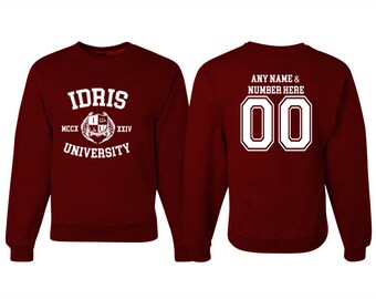 IDRIS University Shadowhunters The Mortal Instruments Sweatshirt