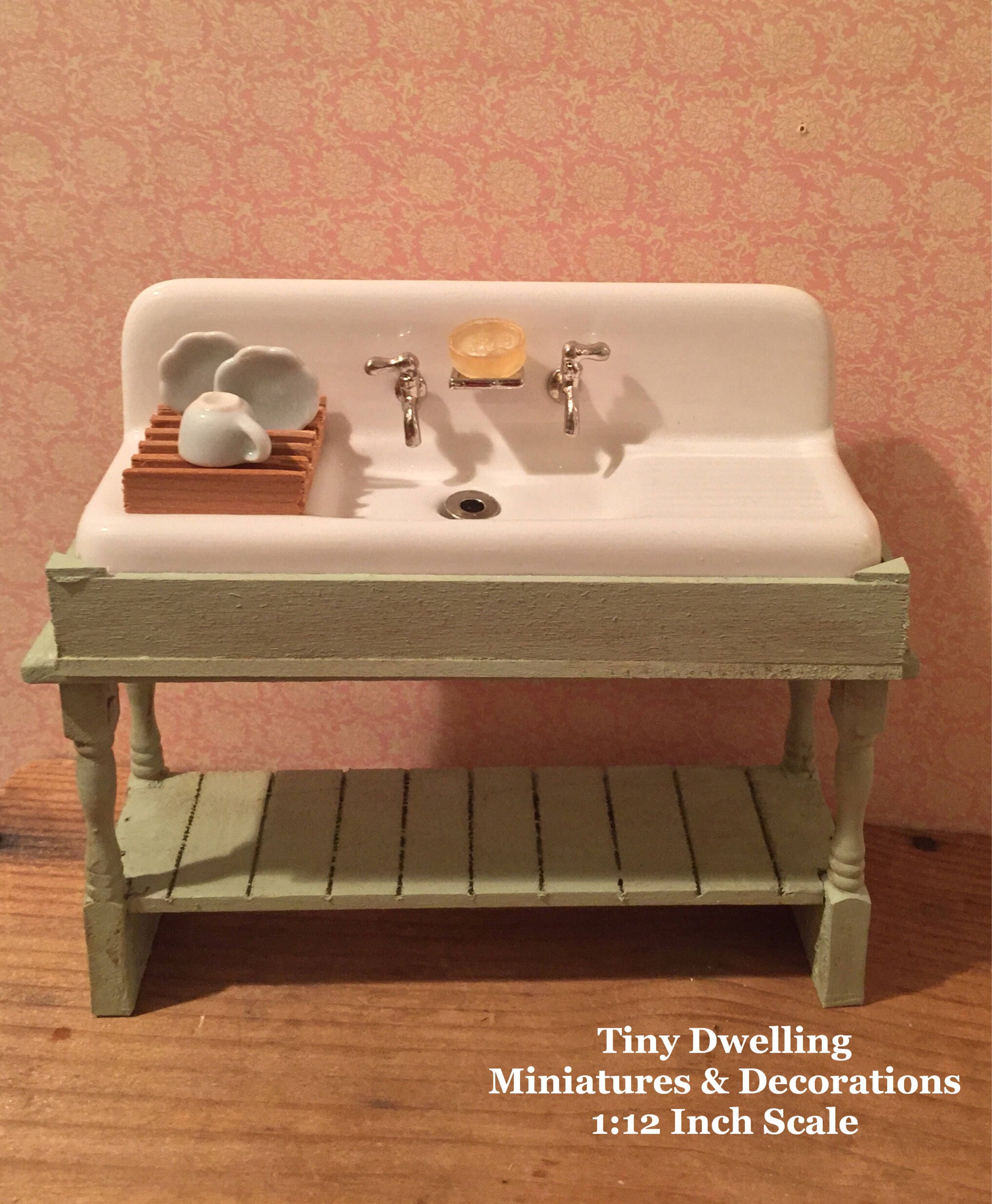 dollhouse miniature sink