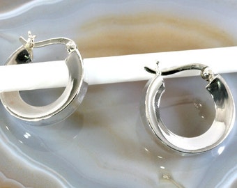 Hoops 925 sterling silver -- 6054