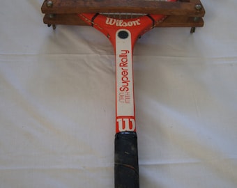 Vintage 1980's - Tennis racquet Stan Smith Super Rally - Wilson Racquet Size 4and a half- 1980’s
