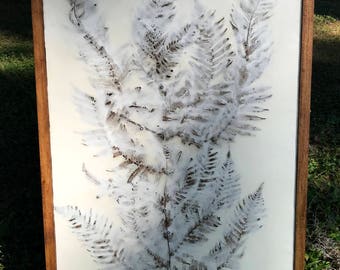 Original Encaustic Painting - "LUMINOUS IN WHITE no. 3"