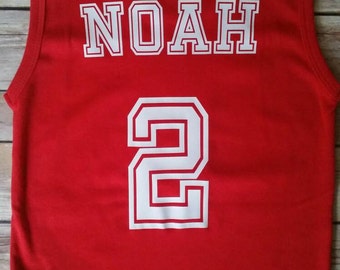 Personalized Toddler Basketball Jersey