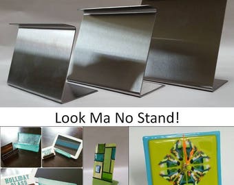 Look Ma No Stand! Fused Glass Slumping Forms narrow medium 10x6x4