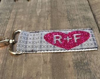 Customizable lip balm holder keychain