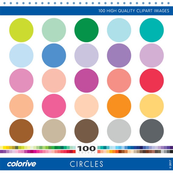 Download Circles clipart 100 rainbow colors circle ellipse vector svg