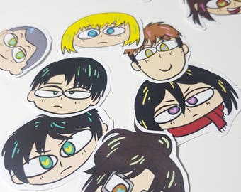 Shingeki no kyojin stickers