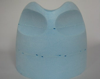 Hat block, hat form, millinery hat blocks, fedora, hat making, hat mold, Felt fedora