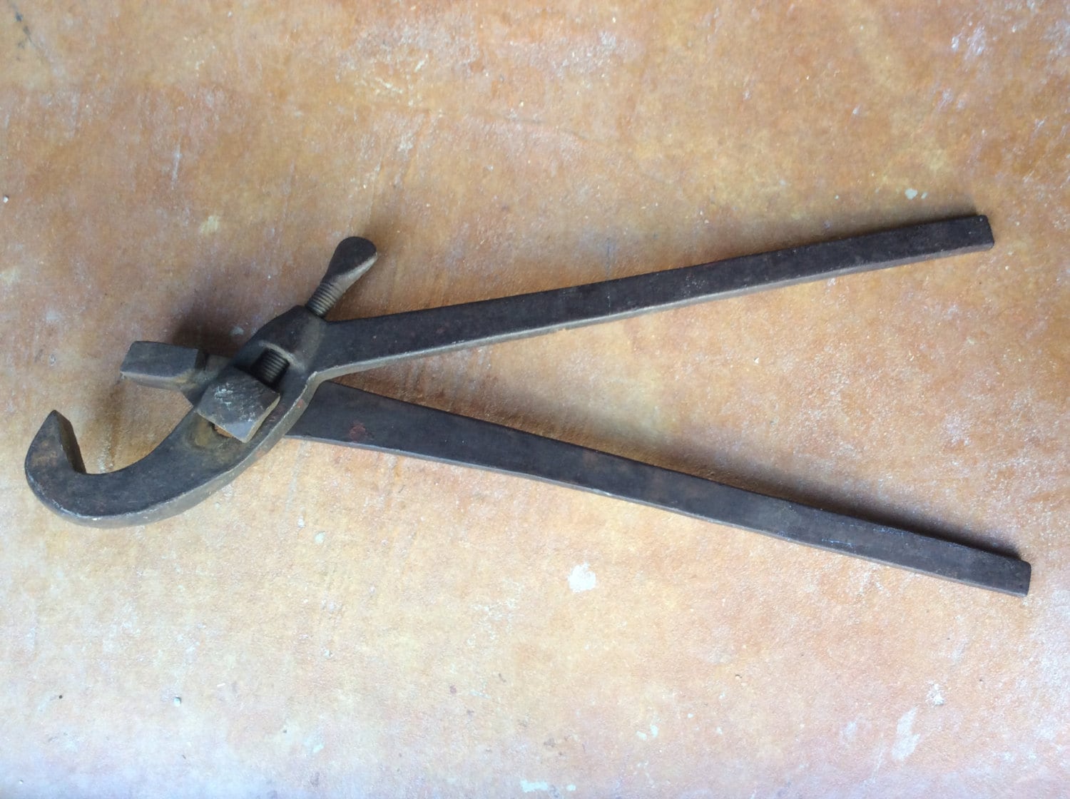 Vintage Iron Tool Adjustable Crimping Tool