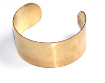 Cuff Golden brass support to customize