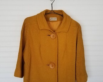 Vintage 1960s Mod Knit Jacket from Koret of California