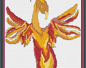 Phoenix Rising Printed Pattern
