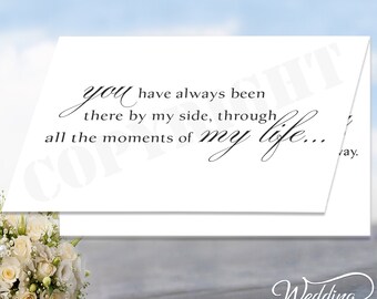 Will you walk me down the Aisle | Dad | Step Dad | Step-dad | Someone Special | Grandad | Any Name | Brother | Foldable Card ANY SIZE
