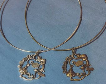 Alice in Wonderland Pendant Necklace