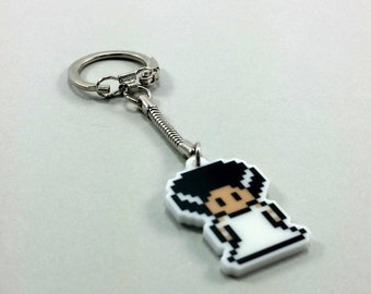 Bride of Frankenstein Keychain - Monster Keychain - Horror Keychain - Halloween Keychain - Bride of Frankenstein Gift