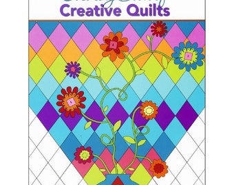Coloring Book "Coloring Book of Creative Quilts" Classic Quilt Blocks *Landauer Publishing *Book Sale *Gift Idea *Geometric Coloring