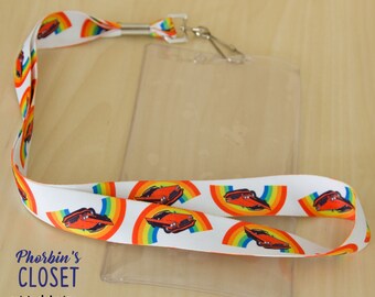 Cadillac Rainbow Lanyard, Phish Lanyard, Phish Ticket Holder, Haley's Comet Lanyard, XL ticket holder lanyard , Phish Badge Holder