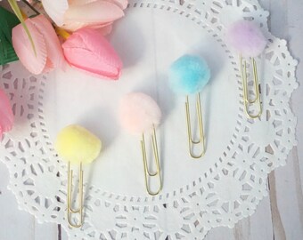 Spring / Easter pom paperclips