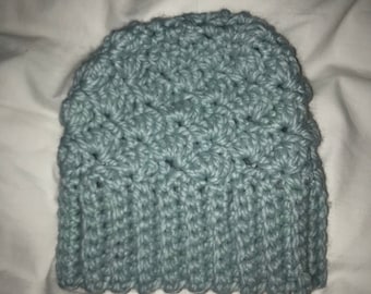 Crochet VERA hat- GLACIER BLUE