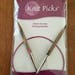 Circular knitting needles, size 9, 16" from KnitPicks