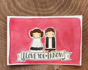 Han Solo and Princess Leia Star Wars Silhouette SVG Cutting
