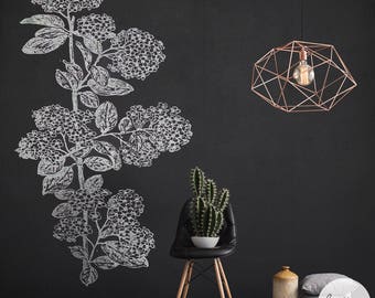 Chalkboard Removable Wallpaper/ Blackboard Self Adhesive Wallpaper/ Chalkboard Wall Decal