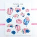 Hot Air Balloon Deco | Planner Sticker, hot air balloon sticker, flower sticker, floral sticker, spring weekly kit, summer weekly kit