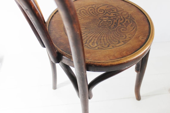 Bistro Chair Vintage Bentwood Chair Fischel Chair Bentwood Bistro Chair Vintage, Bentwood Chair, Fischel Chair, Bentwood Furniture, Parisian Cafe Chairs, Wooden Chair Vintage, E648 - Bistro Chair Vintage Bentwood Chair Fischel Chair Bentwood