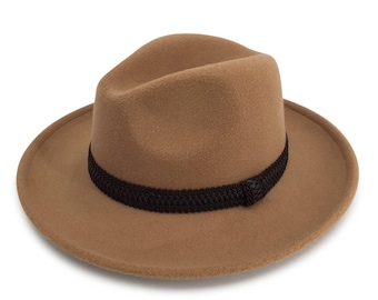 Alpas Unisex Poly-Cotton Fabric Blend Fedora Hat FY-014