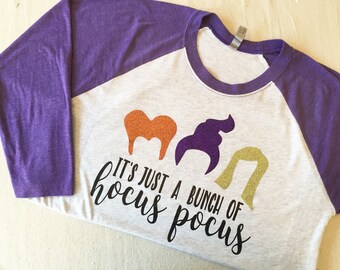 Hocus Pocus Shirt, Its Just a bunch of Hocus Pocus Shirt, Halloween Shirt, Womens Hocus Pocus Shirt, Sanderson Sister Shir